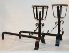 Antica Coppia di Alari per