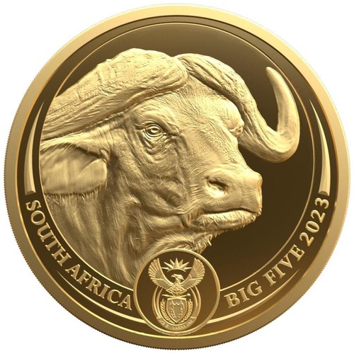 Moneta oro sudafrica big five - big,