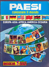 EDIS PAESI CONOSCERE IL MONDO ALBUM FIGURINE 1982