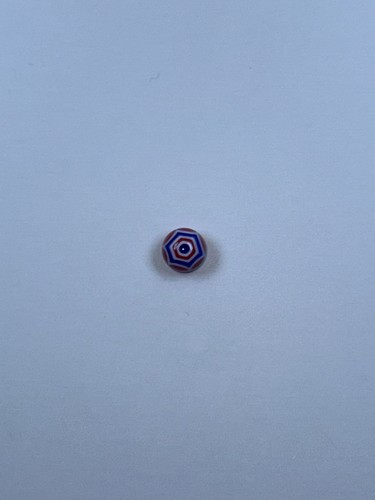 Piercing finto blu - /rosso, si