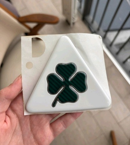 Stemma logo quadrifoglio - stemma, verde