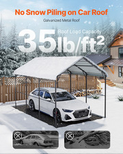 Tenda Garage Tenda Da Garage Carport Rifugio Capannone Auto 3X4,5X3,15M