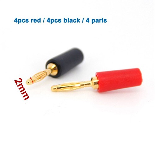 Presa audio banana - 4x, 2mm