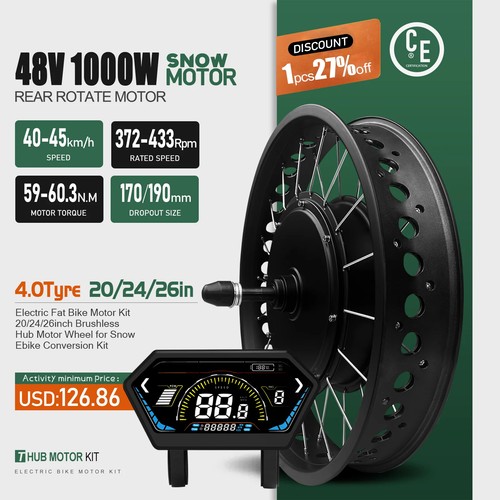 Mozzo motore ruota 48v 1000w - motore,