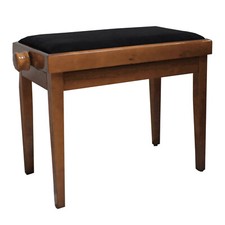 PANCA PIANOFORTE - PIANO SGABELLO SEDIA - NOCE MARRONE - CORDONCINO NERO - KL3