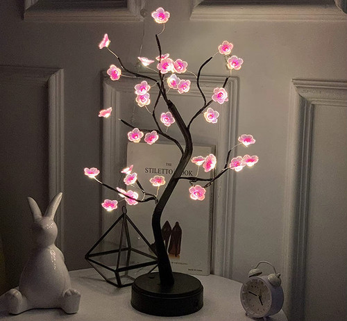 Luce notturna led albero - led,
