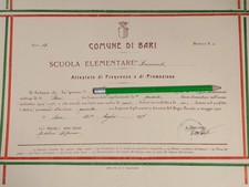 Pagella Scolastica Anno 1907