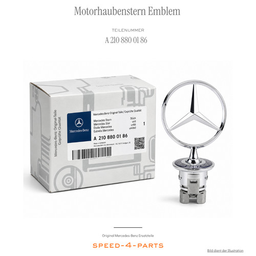 Emblema stella cofano - , motore