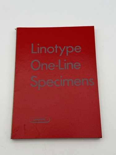 1958 linotype one line - 1958,