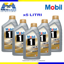 5 LT MOBIL 1 0W40 OLIO MOTORE DIESEL BENZINA VW 502 00 505 00 ACEA A3 B3 B4 LL01