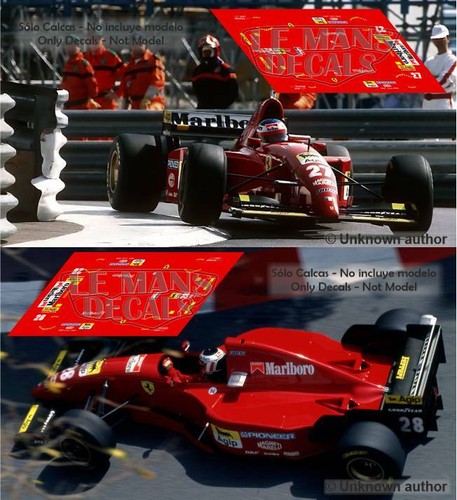 Decals ferrari 412 monaco - 412, t2