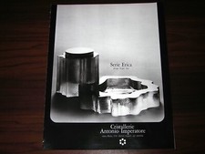 CRISTALLI IMPERATORE DESIGN SERGIO ASTI 1975 pubblicità/advertising/werbung