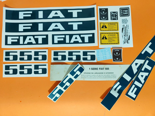 Adesivi decalcomanie fiat 555 - adesivi,