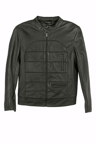 Giacca biker donna pelle nera