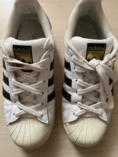 Scarpe sportive Originali Adidas Superstar,n.36,5,bianco/nero,pelle/gomma