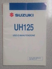 MANUALE USO LIBRETTO MANUTENZIONE SUZUKI BURGMAN UH125 UH 125 2006 ITALIANO