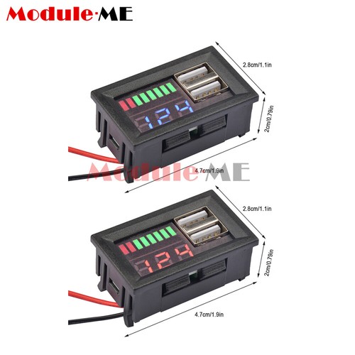 Voltmetro display digitale - , led