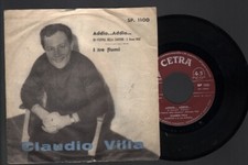 CLAUDIO VILLA ADDIO ADDIO-SANREMO 1962-MODUGNO-EUROFESTIVAL 45 different side b