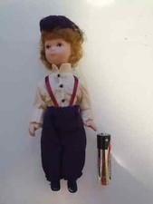 DOLLS BAMBOLE IN CERAMICA BISQUIT MINI DOLL STUDENTESSA SIMPATICA