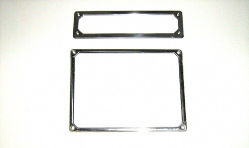 Kit cornice targa anteriore - cornice, e