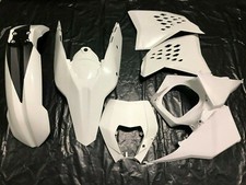 KIT PLASTICHE KTM EXC 125 250 300 2009 2010 2011 COLORE BIANCO 5 PZ