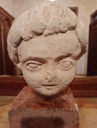 Volto putto antica - putto, pietra