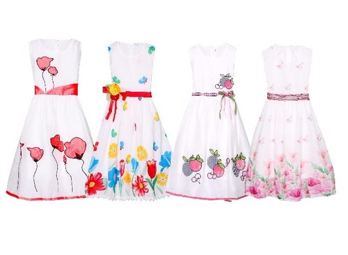 Mädchenkleid festkleid sommer - festkleid,