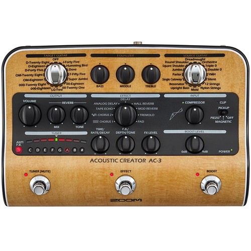 Zoom pedale stereo - zoom, ac-3