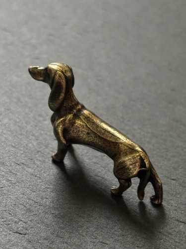 Bassotto ottone statua - bassotto, |