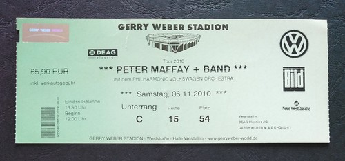 Sammler ticket 2010 - 6.11.2010, peter