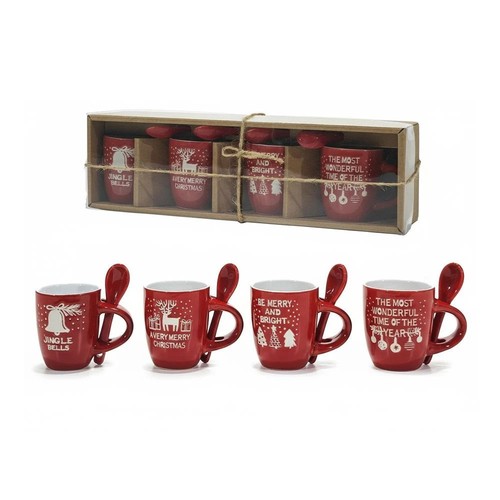 Set tazzine natalizie - set, 4