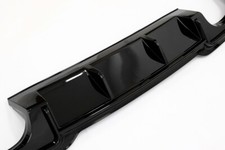 DIFFUSORE RS3 LOOK per Audi A3 8V SPORTBACK 2016-2019 (SOLO PER S-LINE) NERO