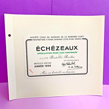 ROMANEE CONTI ECHEZEAUX LABEL
