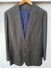 Giacca uomo sartoriale fresco lana.taglia 50.GRIGIO VERDE SCURO.3 tasche