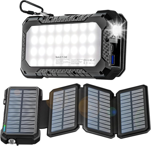 Power bank solare 26800mah - bank, con