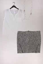 Completo moda donna taglia L con Opus camicetta taglia 42 e collana