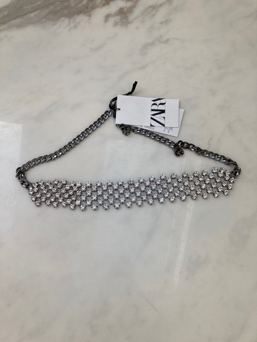 Cintura zara argento maxi - cintura,