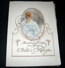 Catalogo Moda - Biancheria da Corredo - E. Frette & C. Monza - 1910 ca. RARO