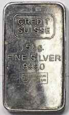 Silver Art Bar ASW 50g Credit