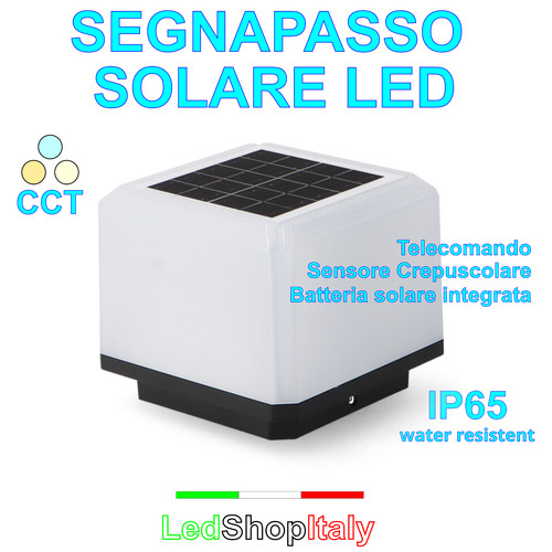 Segnapasso solare led cct - segnapasso,