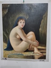 Quadro dama Scena Nudo Dipinto