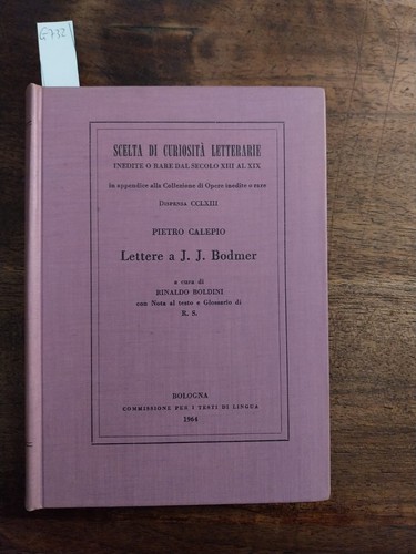 Calepio pietro lettere - calepio,,