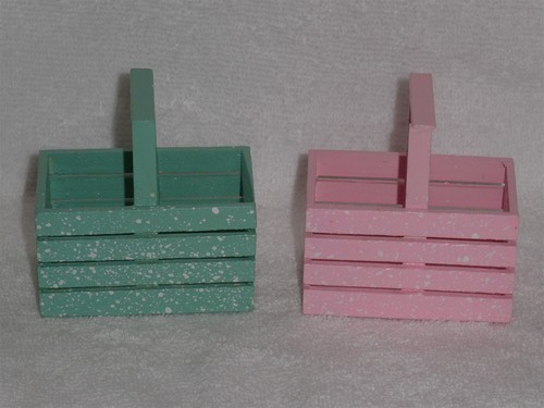 Lotto cesto pasquale legno - lotto, in