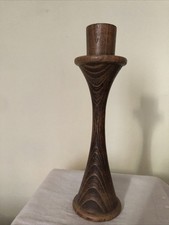 Candelabro Porta Candela Vintage Legno