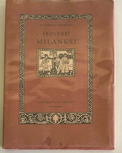 Libro proverbi milanesi con - libro,