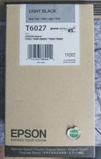 Originale Epson T6027 Light Black 110 ml per Epson Stylus Pro 7800 9800 7880 9880