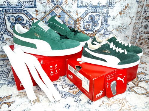 Puma camoscio verde scuro con