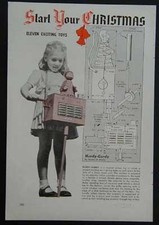 Giocattolo Hurdy-Gurdy 1948