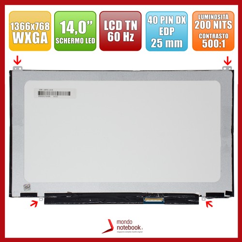 Display 1366x768 40 pin - 14",