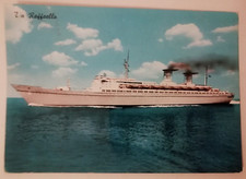 NAVE T.N. RAFFAELLO  - CARTOLINA D'EPOCA 1966 - BOAT SHIP